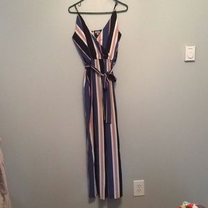 Striped jumpsuit